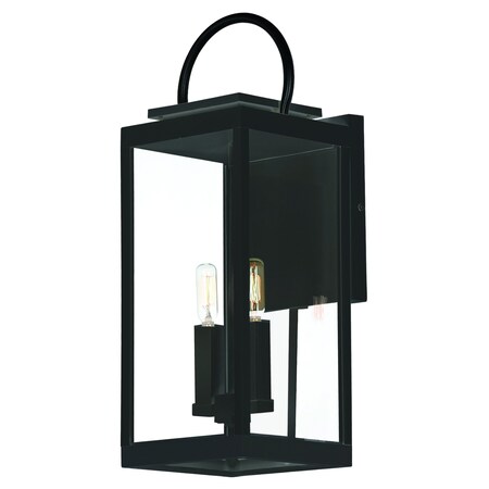Maxim Lighting Nassau VX 1-Light Large Outdoor Wall Lantern 40316CLBK